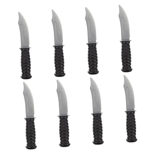 ZUNOXAZ 8Stücke Teiliges Kunststoff Spielzeugmesser für Realistische Simulationsmesser für Halloween Partys und Bühnenaufführungen Requisiten für Spaß und Scherze ZUNOXAZ 8Stücke Teiliges Kunststoff Spielzeugmesser für Realistische Simulationsmesser für Halloween Partys und Bühnenaufführungen Requisiten für Spaß und Scherze von ZUNOXAZ