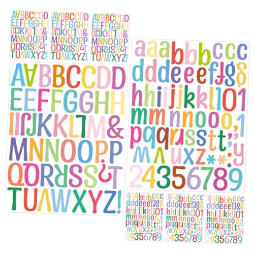 ZUNOXAZ 8blätter Aufkleber Alphabet Und Zahlen Buchstaben Und Zahlenaufkleber Vinyl-Selbstklebende Buchstabenaufkleber Für Wasserflaschen Fenster Schränke Mülleimer ZUNOXAZ 8blätter Aufkleber Alphabet Und Zahlen Buchstaben Und Zahlenaufkleber Vinyl-Selbstklebende Buchstabenaufkleber Für Wasserflaschen Fenster Schränke Mülleimer von ZUNOXAZ