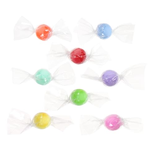 ZUNOXAZ 8pcs Miniaturen Süßigkeiten Zuckerspielzeug Farbenfrohe Süßigkeitenpuppenhausdekoration Vorstellen, Food Accessoires Für DIY Crafts Scrapbooking Zu Spielen von ZUNOXAZ