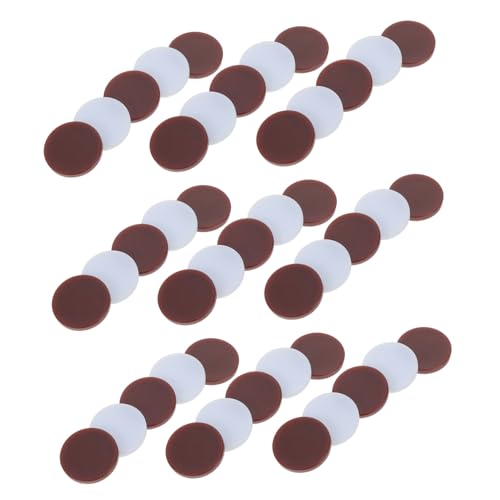 ZUNOXAZ 96 Stück Teiliges Schachspiel Zubehör aus Langlebigem HIPS Material Runde Zweifarbige Spielfiguren Passend für Schach Dame und Brettspiele für Familien und Camping ZUNOXAZ 96 Stück Teiliges Schachspiel Zubehör aus Langlebigem HIPS Material Runde Zweifarbige Spielfiguren Passend für Schach Dame und Brettspiele für Familien und Camping von ZUNOXAZ