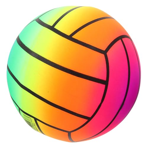 ZUNOXAZ Aufblasbarer Regenbogen PVC Strandball Leichtes Sicheres Kinderspielzeug für Innen und Außen Robust Glatte Oberfläche für Strand Pool Park und Familienspaß ZUNOXAZ Aufblasbarer Regenbogen PVC Strandball Leichtes Sicheres Kinderspielzeug für Innen und Außen Robust Glatte Oberfläche für Strand Pool Park und Familienspaß von ZUNOXAZ