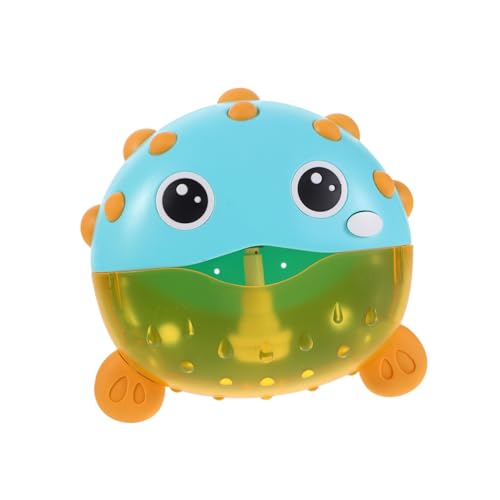 ZUNOXAZ Automatische Badeblasenmaschine Fischform mit Musik Batteriebetrieben Pufferfish Design Kompakt Einfach zu Bedienen für Badewanne und Wasserspiele von ZUNOXAZ
