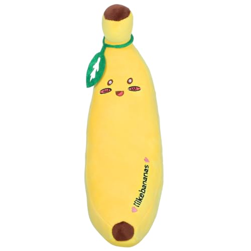 ZUNOXAZ Bananenplüsch Kissen Weiches Wurfkissen für Sofa und Bett Niedliches Dekorationskissen Langlebig und Gemütlich ZUNOXAZ Bananenplüsch Kissen Weiches Wurfkissen für Sofa und Bett Niedliches Dekorationskissen Langlebig und Gemütlich von ZUNOXAZ