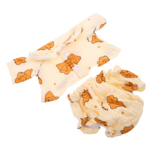ZUNOXAZ Bear Puppenkleidung Set Teilig Weiche Schlafanzüge für Kuscheltiere Tragbare Puppen Bär Outfits Interaktives Zubehör für Detailverliebt und Komfortabel ZUNOXAZ Bear Puppenkleidung Set Teilig Weiche Schlafanzüge für Kuscheltiere Tragbare Puppen Bär Outfits Interaktives Zubehör für Detailverliebt und Komfortabel von ZUNOXAZ
