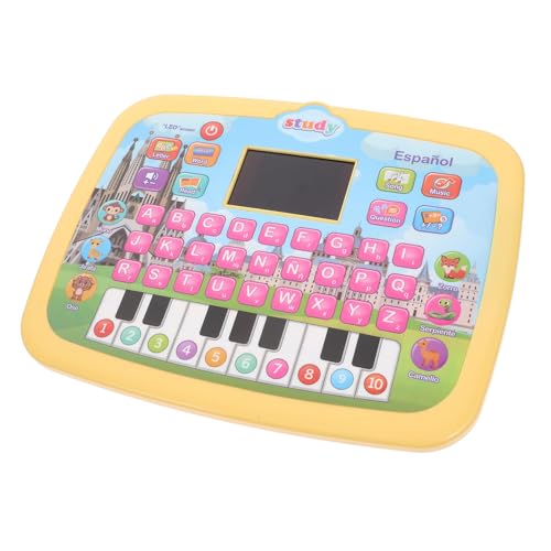 ZUNOXAZ Bilinguales Tablet für Interaktives mit LED Bildschirm zur Spanischen Sprachförderung Geeignet für Kleinkinder mit Bildungsinhalten und Musik ZUNOXAZ Bilinguales Tablet für Interaktives mit LED Bildschirm zur Spanischen Sprachförderung Geeignet für Kleinkinder mit Bildungsinhalten und Musik von ZUNOXAZ