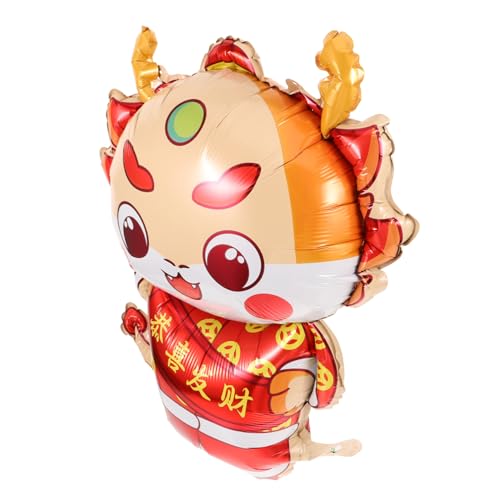ZUNOXAZ Chinesisches Neujahrsfest Luftballon Drache Dekoration Große Lunar Year Party Deko Familienfeier Geburtstagsballon Einfach Aufblasbar Frühlingsfest von ZUNOXAZ