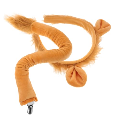 ZUNOXAZ Löwenschwanz Und Stirnband Für Tier-Cosplay Halloween-Accessoires Performance-Requisiten Wiederverwendbar Und Langlebig ZUNOXAZ Löwenschwanz Und Stirnband Für Tier-Cosplay Halloween-Accessoires Performance-Requisiten Wiederverwendbar Und Langlebig von ZUNOXAZ