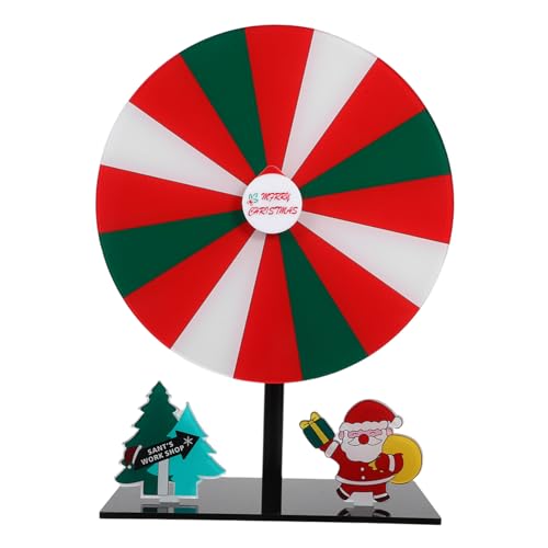 ZUNOXAZ DIY Acryl Weihnachts-Party Spin Wheel für Preise Rotierendes Tischspiel Interaktives Gewinnrad für Weihnachtsfeiern Raffles und Festliche Aktivitäten Spielerisch Unterhaltsam ZUNOXAZ DIY Acryl Weihnachts-Party Spin Wheel für Preise Rotierendes Tischspiel Interaktives Gewinnrad für Weihnachtsfeiern Raffles und Festliche Aktivitäten Spielerisch Unterhaltsam von ZUNOXAZ