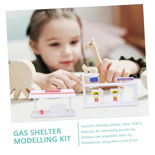 ZUNOXAZ DIY Gas Station und Bushaltestelle Modell Bausatz aus Abs Pädagogisches Kinderspielzeug Kreativität Hand Auge koordination und Fantasievollem Geeignet für Jungen und Mädchen ZUNOXAZ DIY Gas Station und Bushaltestelle Modell Bausatz aus Abs Pädagogisches Kinderspielzeug Kreativität Hand Auge koordination und Fantasievollem Geeignet für Jungen und Mädchen von ZUNOXAZ