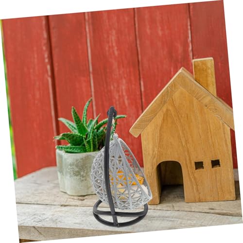 ZUNOXAZ DIY Hängender Schaukelstuhl Miniaturmöbel Puppenhaus Zubehör Dekoration für Modellbau und Sandkasten ZUNOXAZ DIY Hängender Schaukelstuhl Miniaturmöbel Puppenhaus Zubehör Dekoration für Modellbau und Sandkasten von ZUNOXAZ