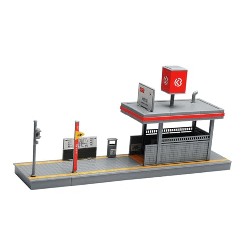 ZUNOXAZ DIY Station Modell Kreative Nachbildung für Szenenbau Hochwertige Kunststoffmaterialien für Innen und Außeneinsätze ZUNOXAZ DIY Station Modell Kreative Nachbildung für Szenenbau Hochwertige Kunststoffmaterialien für Innen und Außeneinsätze von ZUNOXAZ