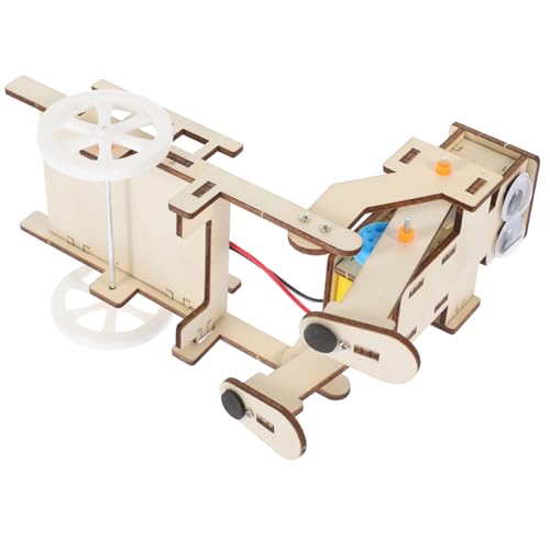 ZUNOXAZ Holzroboter-bausatz DIY-wissenschaftstechnologie-Spielzeug Montagespielzeug Holzpuzzlebausatz Für Junge Mädchen Wissenschaftsspielzeug Frühlernspielzeug Puller Roboter Selbstmontag von ZUNOXAZ