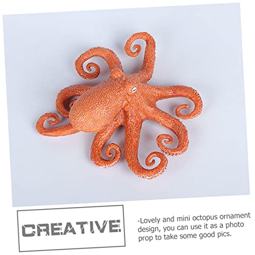 ZUNOXAZ Dekorative Stehende Octopus Figur aus Robustem Kunststoff Mini Meeresbewohner Modell für und Schreibtisch Vielseitige Deko für Kinderzimmer und Büro von ZUNOXAZ