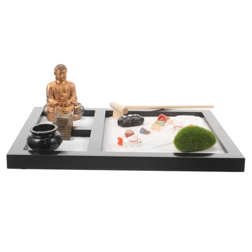 ZUNOXAZ Dekorativer Sandkasten für Garten Zen Garten aus Schreibtisch für Meditation für Freunde und Familie Stilvolle ZUNOXAZ Dekorativer Sandkasten für Garten Zen Garten aus Schreibtisch für Meditation für Freunde und Familie Stilvolle von ZUNOXAZ