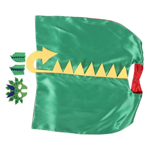 ZUNOXAZ Dinosaurier Kostüm Weicher Dino Umhang mit Maske Hautfreundlich und Einfach Anzuziehen Kreatives Rollenspiel für Jungen und Mädchen für Fasching Halloween Party ZUNOXAZ Dinosaurier Kostüm Weicher Dino Umhang mit Maske Hautfreundlich und Einfach Anzuziehen Kreatives Rollenspiel für Jungen und Mädchen für Fasching Halloween Party von ZUNOXAZ