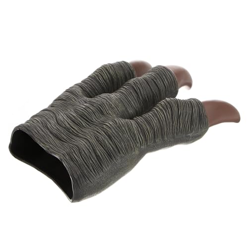 ZUNOXAZ Dinosaurier Pfotenspielzeug Handschuhe mit Beweglichen Krallen für Cosplay Realistisches Velociraptor Kostüm Zubehör Geeignet für Rollenspiele und Partys von ZUNOXAZ