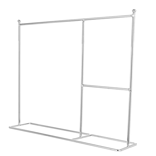 ZUNOXAZ Doll Garment Rack aus Weißer Chromfarbe für Puppenstube Miniatur Kleiderständer für Puppenkleider zur Dekoration und Aufbewahrung von Modeaccessoires ZUNOXAZ Doll Garment Rack aus Weißer Chromfarbe für Puppenstube Miniatur Kleiderständer für Puppenkleider zur Dekoration und Aufbewahrung von Modeaccessoires von ZUNOXAZ