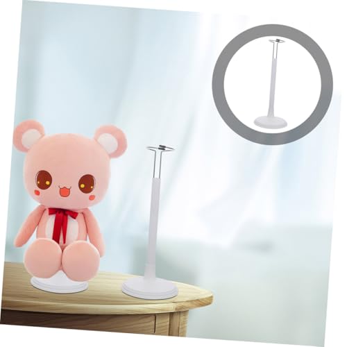 ZUNOXAZ Doll Stand Weiß Stabiler Puppenhalter für Kleine Figuren Sammler Display Ständer Einfach zu Verwenden für Puppenlagerung und Präsentation Zuhause oder Shop von ZUNOXAZ