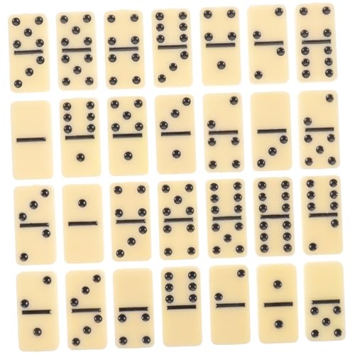 ZUNOXAZ Domino Spielset mit Schwarzen Punkten Klassisches Brettspiel für Erwachsene und Familie Robustes Material für Partys und Gemeinsame Spielabende ZUNOXAZ Domino Spielset mit Schwarzen Punkten Klassisches Brettspiel für Erwachsene und Familie Robustes Material für Partys und Gemeinsame Spielabende von ZUNOXAZ