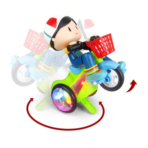 ZUNOXAZ Dreirad mit LED Lichtern Kreatives Multifunktionales Tricycle aus Robustem Kunststoff Drehbar Musik für Jungen ohne Batterie Geeignet für Outdoor Spielspaß Zufällige Farbe ZUNOXAZ Dreirad mit LED Lichtern Kreatives Multifunktionales Tricycle aus Robustem Kunststoff Drehbar Musik für Jungen ohne Batterie Geeignet für Outdoor Spielspaß Zufällige Farbe von ZUNOXAZ