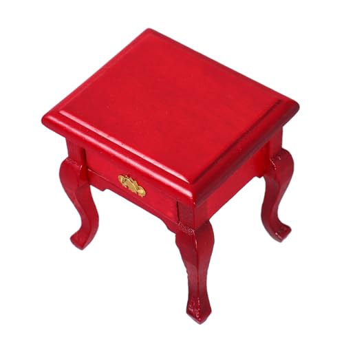 ZUNOXAZ Exquisites Miniaturpuppenhaus Nachttange Mit Schubladen Kleiner Französischer Landstil Möbelpuppenhaus Mini Seiten Tabelle Miniaturmöbel von ZUNOXAZ