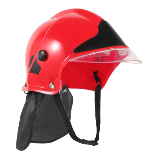 ZUNOXAZ Feuerwehrhelm Feuerwehrmann Kostüm Zubehör Leicht Stabil Rot Party Cosplay Hut für Karneval und Festlichkeiten ZUNOXAZ Feuerwehrhelm Feuerwehrmann Kostüm Zubehör Leicht Stabil Rot Party Cosplay Hut für Karneval und Festlichkeiten von ZUNOXAZ