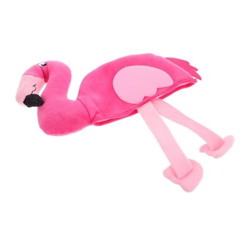ZUNOXAZ Flamingo Tierhut Damen Lustiger Partyhut Flauschige Kopfbedeckung Verstellbar Valentinstag Karneval Accessoire ZUNOXAZ Flamingo Tierhut Damen Lustiger Partyhut Flauschige Kopfbedeckung Verstellbar Valentinstag Karneval Accessoire von ZUNOXAZ