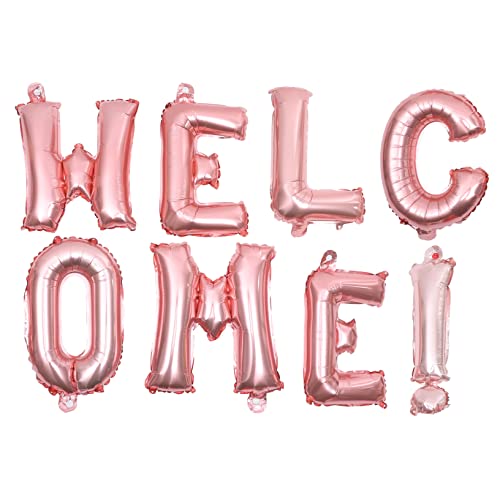 ZUNOXAZ Folienballon Welcome Roségold Schulparty Dekoration Wiederverwendbar Stabil Einfach Aufzublasen für Klassenzimmer Wand und Fenster Begrüßung zu Schulbeginn Festtagsdeko ZUNOXAZ Folienballon Welcome Roségold Schulparty Dekoration Wiederverwendbar Stabil Einfach Aufzublasen für Klassenzimmer Wand und Fenster Begrüßung zu Schulbeginn Festtagsdeko von ZUNOXAZ