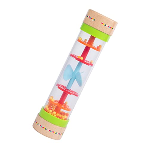 ZUNOXAZ Fröhliches Regenrassel für Kleinkinder Sensorisches Babyspielzeug mit Musikfunktion Fördert Feinmotorik und Koordination für Neugeborene und Frühe Musikalische Bildung von ZUNOXAZ