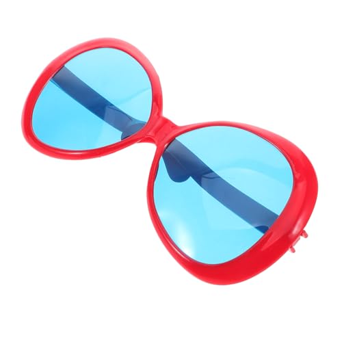 ZUNOXAZ Giant Summer Sunglasses Lustige Fotorequisiten für Hawaii Partys Überdimensionale Brille Unisex Strand Dekoration für Sommerfeiern für Geburtstagsfeiern und Foto Booths von ZUNOXAZ