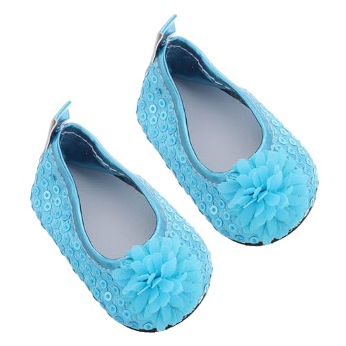 ZUNOXAZ Puppen-Sommerschuhe Mit Blumenmuster Glitzernde Low-top-puppenschuhe Puppen-Outfit-Schuhe Mädchenpuppen Spielzeug Accessoires von ZUNOXAZ