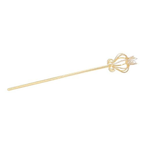 ZUNOXAZ Goldener Herzförmiger Feenstab Cosplay Zauberstab Party Kostüm Requisite Mädchen Halloween Bühnenauftritt Zubehör von ZUNOXAZ