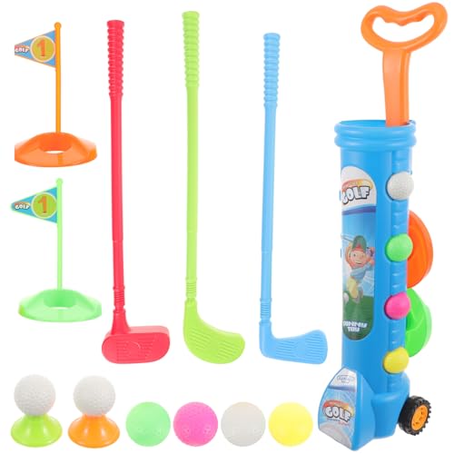 ZUNOXAZ Golf Set aus Robustem Kunststoff Mini Golf Set für Drinnen und Draußen Leichtes Tragbares Sportfähigkeit und Eltern Junge Mädchen verbindung Sicher und Handpoliert für Kleinkinder ZUNOXAZ Golf Set aus Robustem Kunststoff Mini Golf Set für Drinnen und Draußen Leichtes Tragbares Sportfähigkeit und Eltern Junge Mädchen verbindung Sicher und Handpoliert für Kleinkinder von ZUNOXAZ