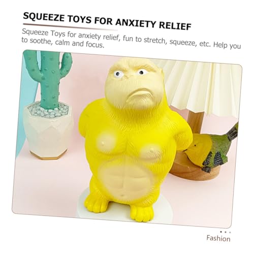 ZUNOXAZ Gorilla Stressabbau aus Langlebigem PU Material Lustiges Quetschspielzeug für Erwachsene und Buntes Dekompressionsspielzeug für Party und Alltag Wiederverwendbar und Waschbar ZUNOXAZ Gorilla Stressabbau aus Langlebigem PU Material Lustiges Quetschspielzeug für Erwachsene und Buntes Dekompressionsspielzeug für Party und Alltag Wiederverwendbar und Waschbar von ZUNOXAZ