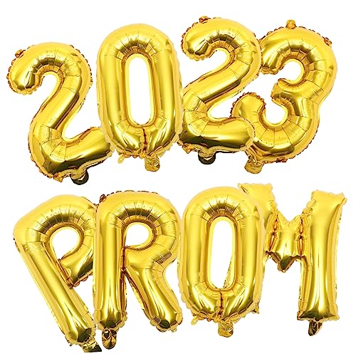 ZUNOXAZ Graduation Ballon Set Aluminium Folie Ballons Langlebig Robust Partydeko Abschlussfeier Prom Dekoration für Klassenzimmer und Feierlichkeiten von ZUNOXAZ