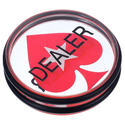 ZUNOXAZ Großer Poker Dealer Button Acryl Doppelseitig Langlebig Poker Spiel Zubehör für und Party ZUNOXAZ Großer Poker Dealer Button Acryl Doppelseitig Langlebig Poker Spiel Zubehör für und Party von ZUNOXAZ