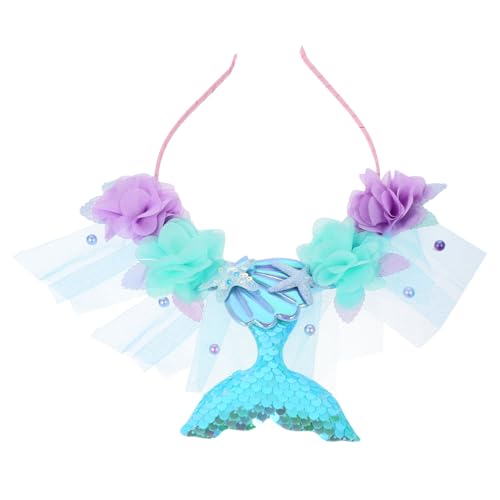 ZUNOXAZ Haarreif mit Design Leichtes Sicheres Kopfschmuck Accessoire für Kostümpartys und Festivals für Meerjungfrauen Cosplay ZUNOXAZ Haarreif mit Design Leichtes Sicheres Kopfschmuck Accessoire für Kostümpartys und Festivals für Meerjungfrauen Cosplay von ZUNOXAZ