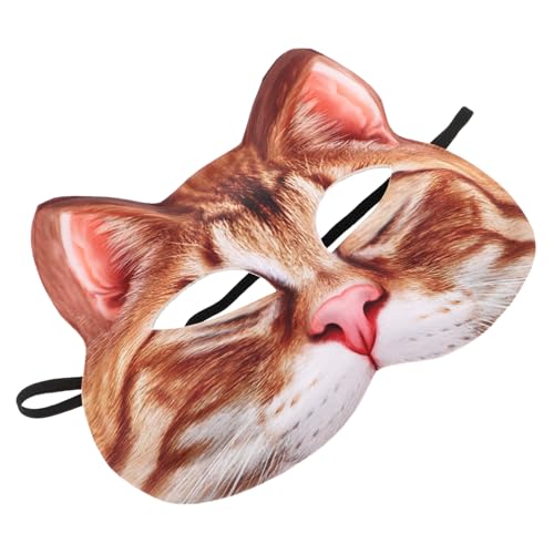 ZUNOXAZ Halbgesichts Katzenmaske für Halloween und Cosplay Verstellbar Leicht Wiederverwendbar Einfach zu Reinigen Vielseitiges Party Accessoire für Maskenball und Kostümfest ZUNOXAZ Halbgesichts Katzenmaske für Halloween und Cosplay Verstellbar Leicht Wiederverwendbar Einfach zu Reinigen Vielseitiges Party Accessoire für Maskenball und Kostümfest von ZUNOXAZ