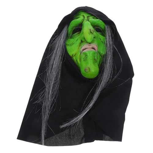 ZUNOXAZ Halloween Gruselige Hexenmaske Cosplay Kostümzubehör für Halloween Partys Schaurige Maske für Bühnenauftritte und Themenveranstaltungen Bequeme Passform für Unvergessliche ZUNOXAZ Halloween Gruselige Hexenmaske Cosplay Kostümzubehör für Halloween Partys Schaurige Maske für Bühnenauftritte und Themenveranstaltungen Bequeme Passform für Unvergessliche von ZUNOXAZ