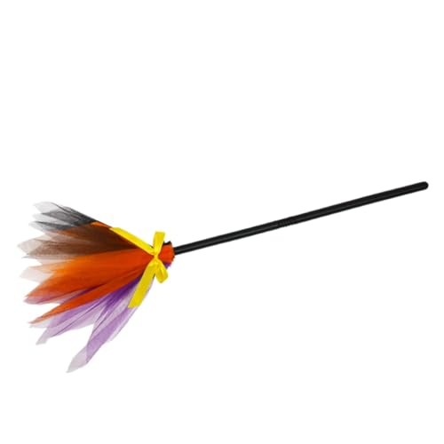 ZUNOXAZ Halloween Hexenbesen Cosplay Broomstick Prop Robuster Farblich Gespaltener Hexenbesen für Halloween Party Deko und Kostüm Zubehör ZUNOXAZ Halloween Hexenbesen Cosplay Broomstick Prop Robuster Farblich Gespaltener Hexenbesen für Halloween Party Deko und Kostüm Zubehör von ZUNOXAZ