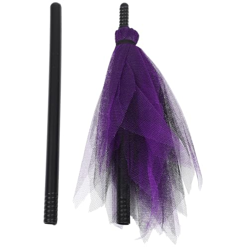 ZUNOXAZ Halloween Hexenbesen mit Netz Design Leichter Plastikbesen als Cosplay Party Requisite Robustes Halloween Kostümzubehör für Zufällige Farbe für Hexen und Zauberer Zufällige Farbe ZUNOXAZ Halloween Hexenbesen mit Netz Design Leichter Plastikbesen als Cosplay Party Requisite Robustes Halloween Kostümzubehör für Zufällige Farbe für Hexen und Zauberer Zufällige Farbe von ZUNOXAZ