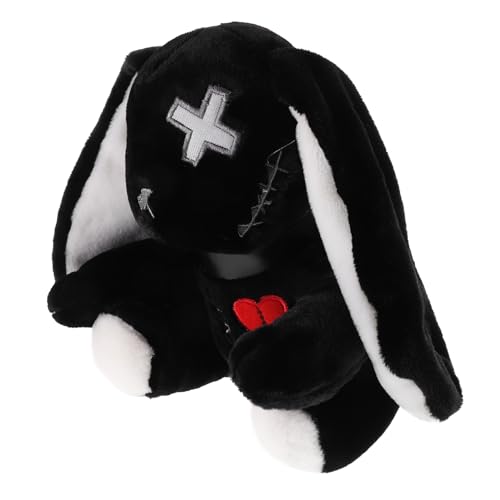 ZUNOXAZ Halloween Kuscheltier Hase Plüschspielzeug Leichtes Baumwoll Plüschtier Halloween Deko für Zimmer Originelles für Freunde und Familie von ZUNOXAZ
