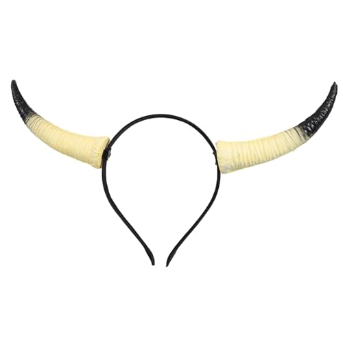 ZUNOXAZ Halloween Schafshorn Stirnband Weiß Leichtes Modisches Cosplay Haarband für Party Karneval Kostüm Zubehör Angenehmer Sitz für Erwachsene ZUNOXAZ Halloween Schafshorn Stirnband Weiß Leichtes Modisches Cosplay Haarband für Party Karneval Kostüm Zubehör Angenehmer Sitz für Erwachsene von ZUNOXAZ