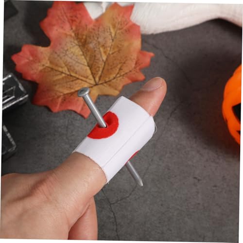 ZUNOXAZ Halloween Scherzartikel Nagel in Finger Weicher Textur und Realistischem Leichte Halloween Requisite für April Fools Party Cosplay und Maskerade Langlebig und Tragbar von ZUNOXAZ