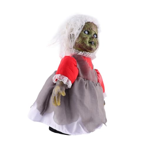 ZUNOXAZ Halloween Sprachaktivierte Glühende Gehend Puppe mit Bewegungssensor Gruselige Szene Dekoration für Haunted House Party ohne Batterie ZUNOXAZ Halloween Sprachaktivierte Glühende Gehend Puppe mit Bewegungssensor Gruselige Szene Dekoration für Haunted House Party ohne Batterie von ZUNOXAZ