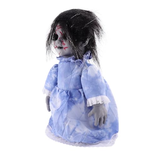 ZUNOXAZ Halloween Voice Activated Gruselpuppe mit Leuchtenden Augen und Laufbewegung Soundeffekt Bekleidet Halloween Party und Haunted House Dekoration Batterie Nicht Enthalten ZUNOXAZ Halloween Voice Activated Gruselpuppe mit Leuchtenden Augen und Laufbewegung Soundeffekt Bekleidet Halloween Party und Haunted House Dekoration Batterie Nicht Enthalten von ZUNOXAZ