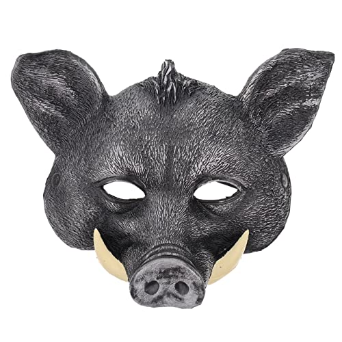 ZUNOXAZ Halloween Wildschwein Maske aus PU Tiermaskerade für Karneval Cosplay und Halloweenpartys Detailreiche Verarbeitung Vielseitig Einsetzbar ZUNOXAZ Halloween Wildschwein Maske aus PU Tiermaskerade für Karneval Cosplay und Halloweenpartys Detailreiche Verarbeitung Vielseitig Einsetzbar von ZUNOXAZ