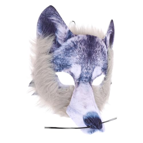 ZUNOXAZ Halloween Wolf Maske Halbgesicht aus Vliesstoff PE Realistische Party Cosplay Maske für Erwachsene Atmungsaktiv und Leicht für Karneval Kostüm und Festdekoration ZUNOXAZ Halloween Wolf Maske Halbgesicht aus Vliesstoff PE Realistische Party Cosplay Maske für Erwachsene Atmungsaktiv und Leicht für Karneval Kostüm und Festdekoration von ZUNOXAZ