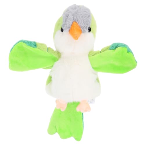 ZUNOXAZ Handpuppenspielzeug Papageienspielzeug Für Haustiervogelspielzeug Fingerpuppen Kleines Vogelspielzeug Vogel Stofftier Elternshows Puppen Geschichtenerzählpuppen von ZUNOXAZ
