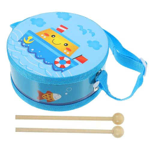 ZUNOXAZ Handtrommel Set aus Langlebigem Holz und Kunststoff Kompakt und Leicht zu Greifen für Musikfestivals Partys und Kinderauftritte Tragbares Percussion Instrument für Kleinkinder von ZUNOXAZ